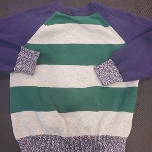 Cat & Jack Boys Striped Knit Sweater Preppy XS 4/5